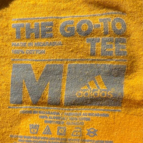 Adidas Kobe Bryant LA Lakers NBA T Shirt Sz M Gold - Picture 3 of 7